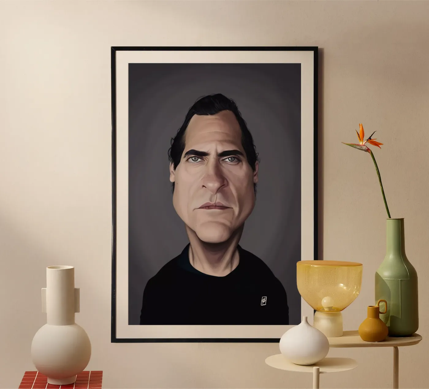 Joaquin Phoenix poster da Rob Art | Illustration
