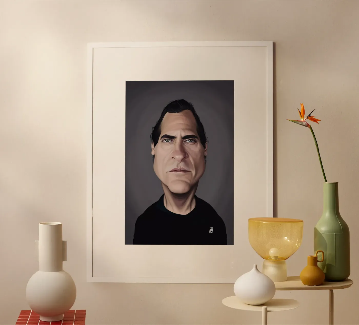 Joaquin Phoenix poster da Rob Art | Illustration