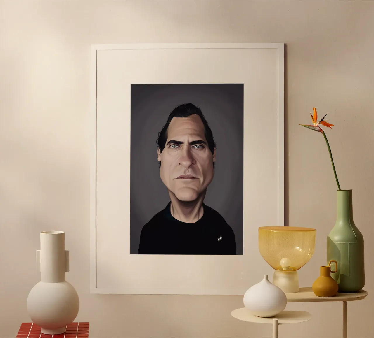 Joaquin Phoenix poster da Rob Art | Illustration