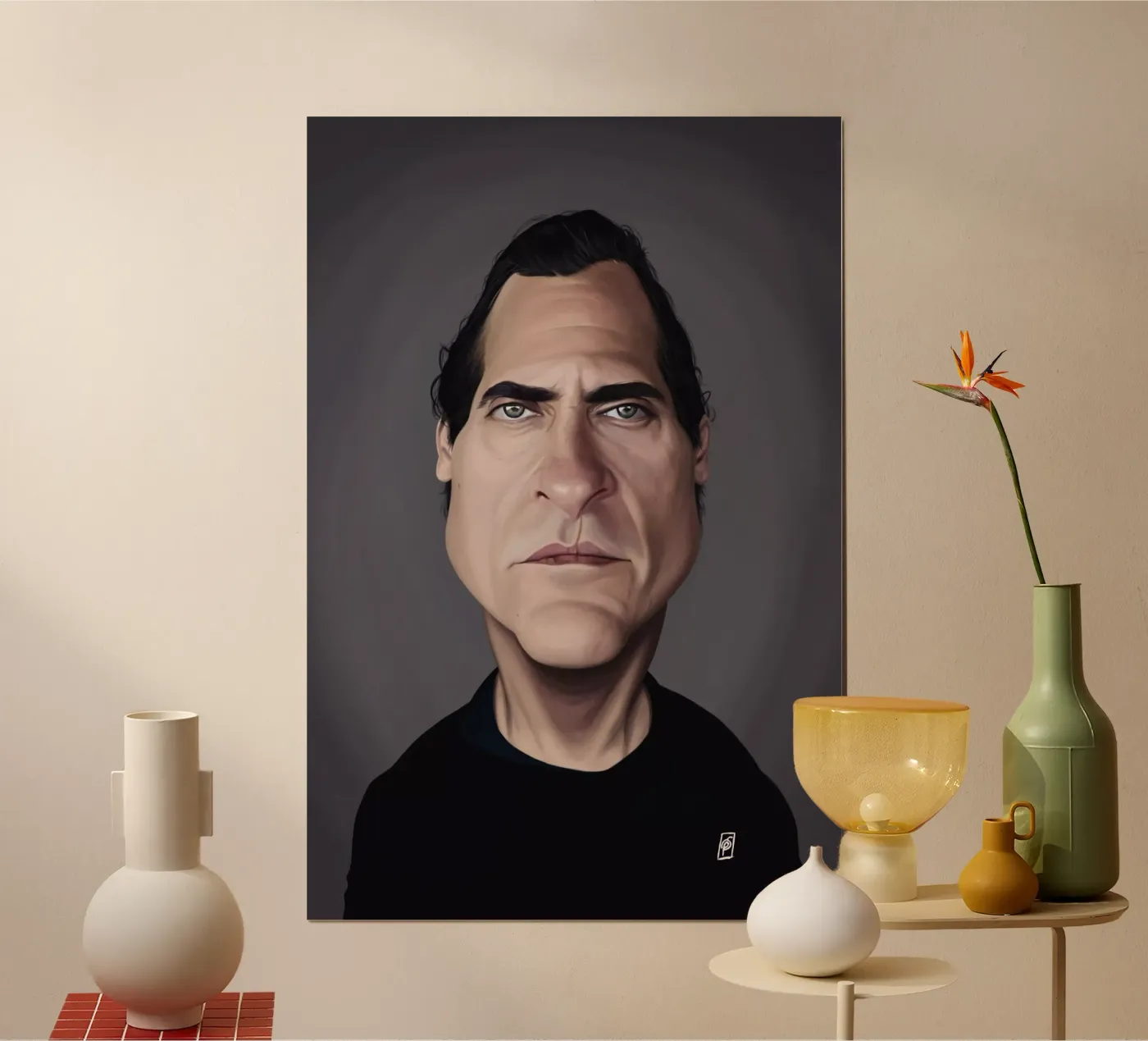 Joaquin Phoenix poster da Rob Art | Illustration