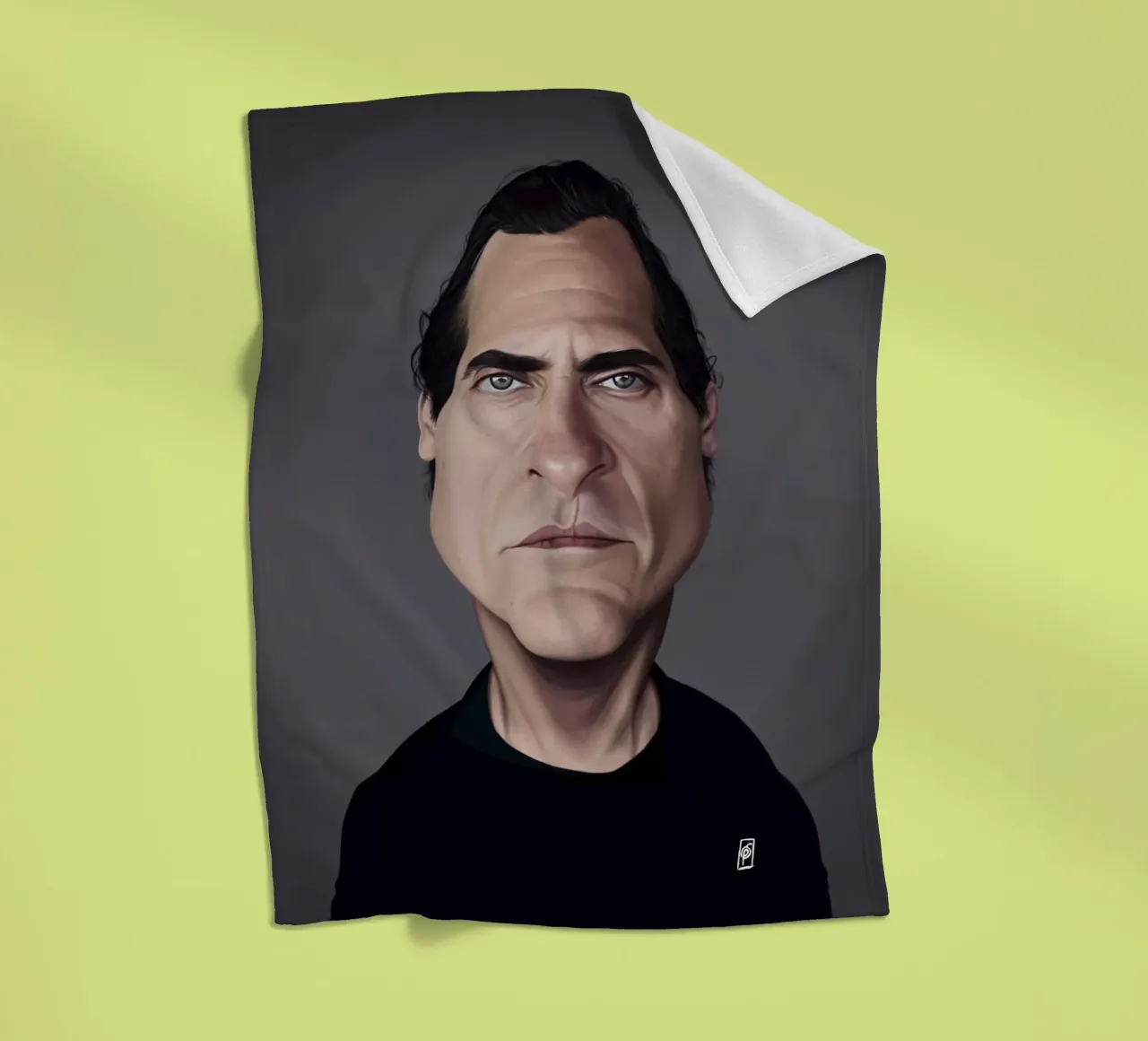 Joaquin Phoenix coperta in pile da Rob Art | Illustration