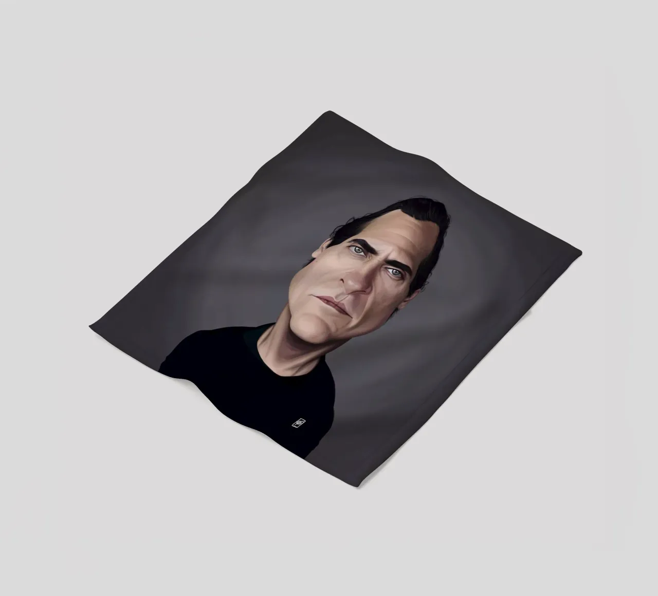Joaquin Phoenix coperta in pile da Rob Art | Illustration