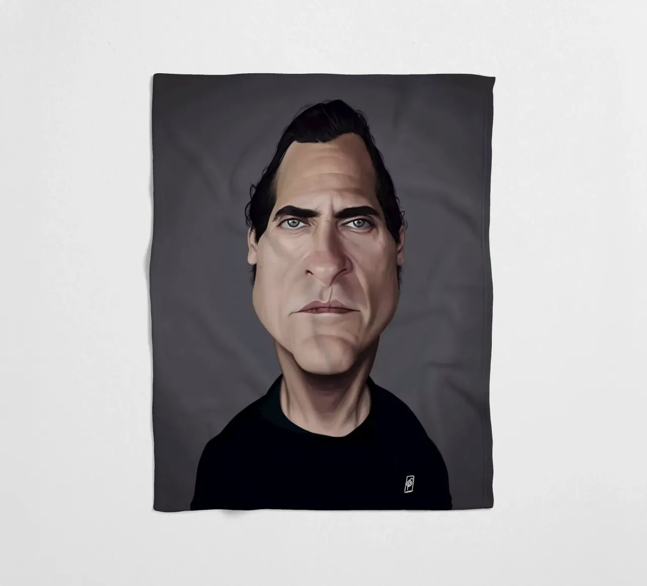 Joaquin Phoenix coperta in pile da Rob Art | Illustration