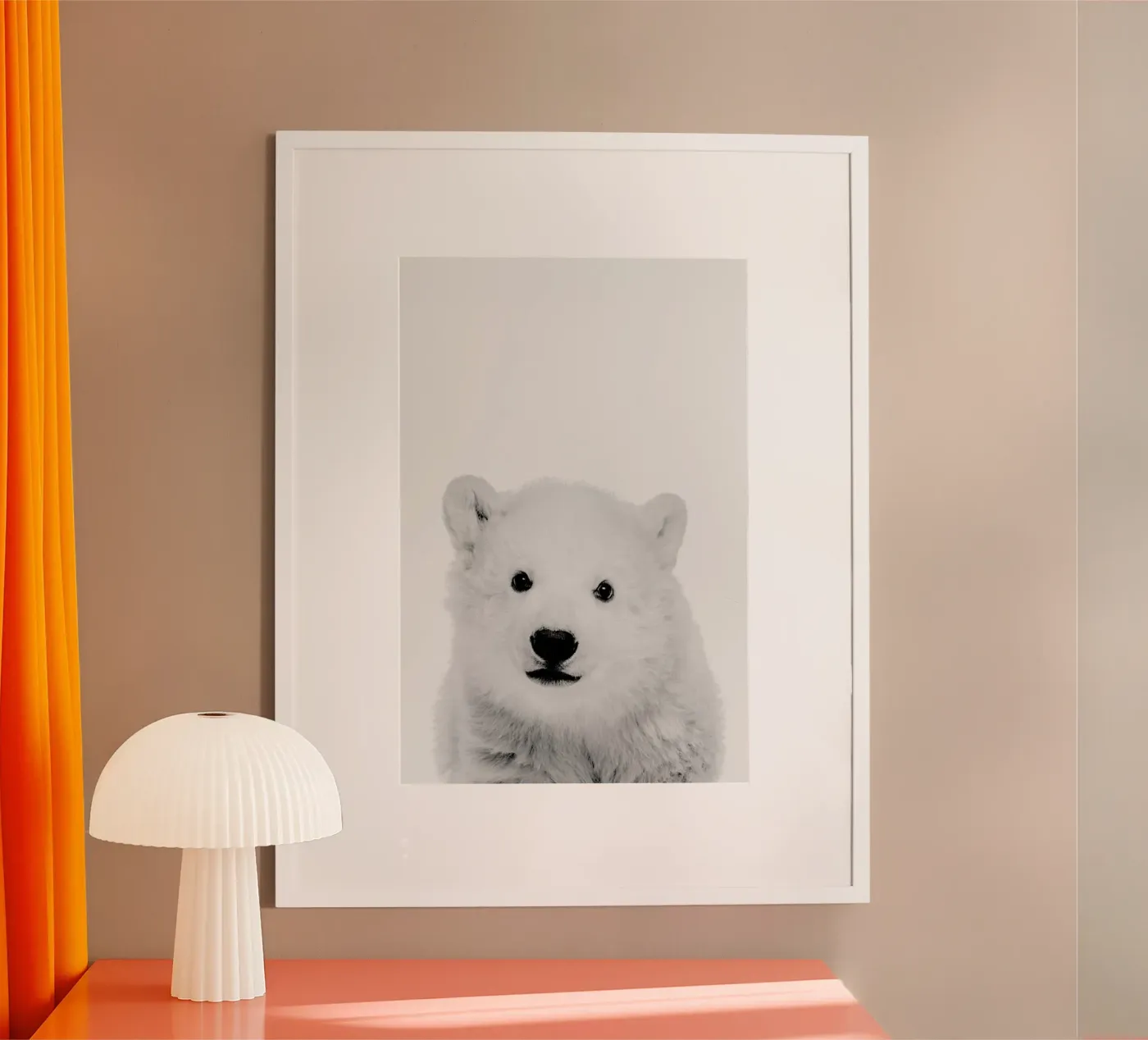 Polar Bear Classic poster da Paws & Claws