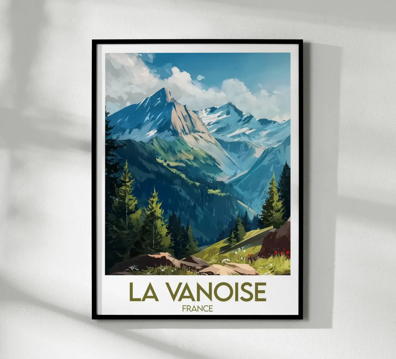 Cartel de La Vanoise hahnemühle de Frame the World