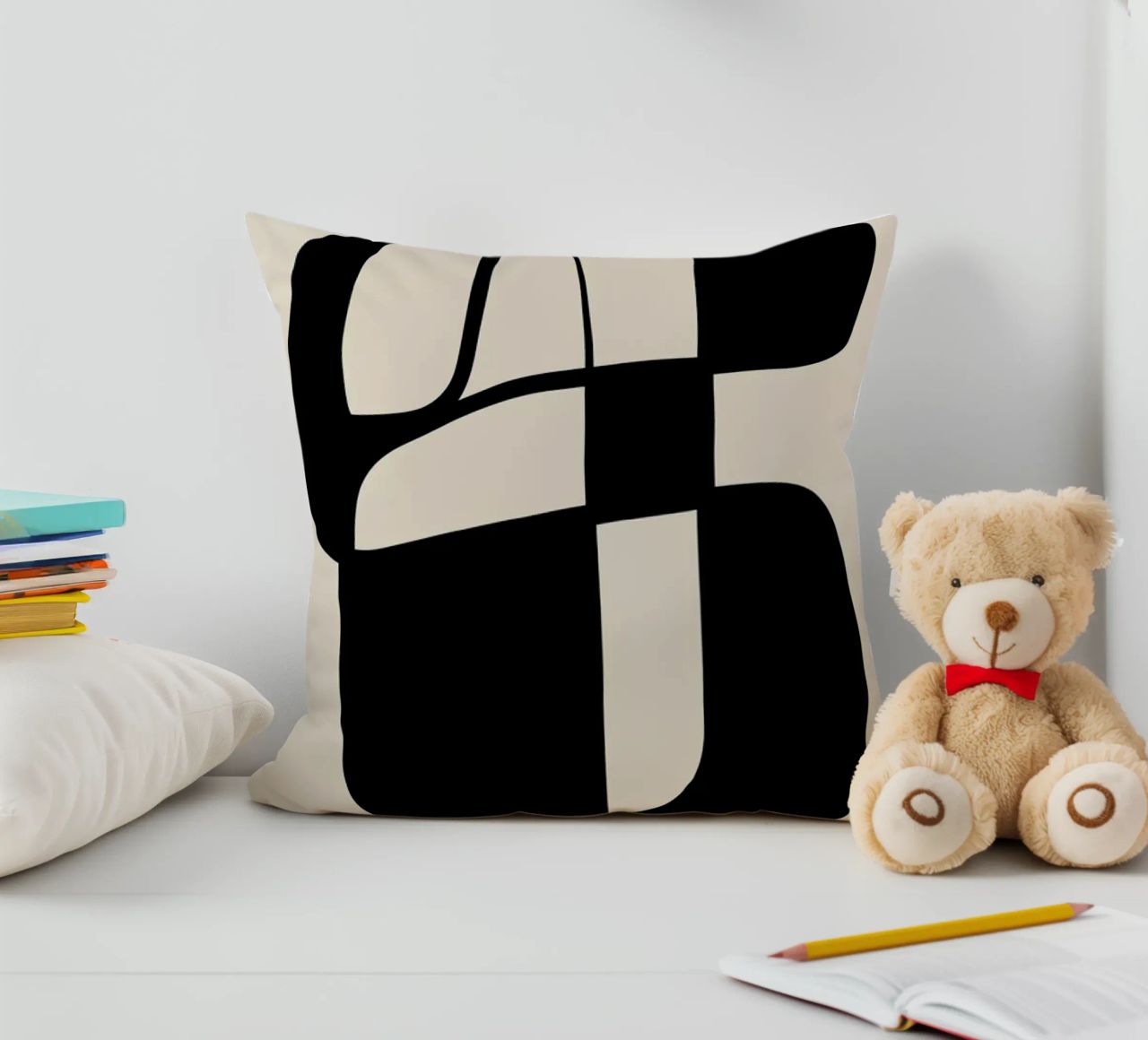 In Check cuscino da Graphite