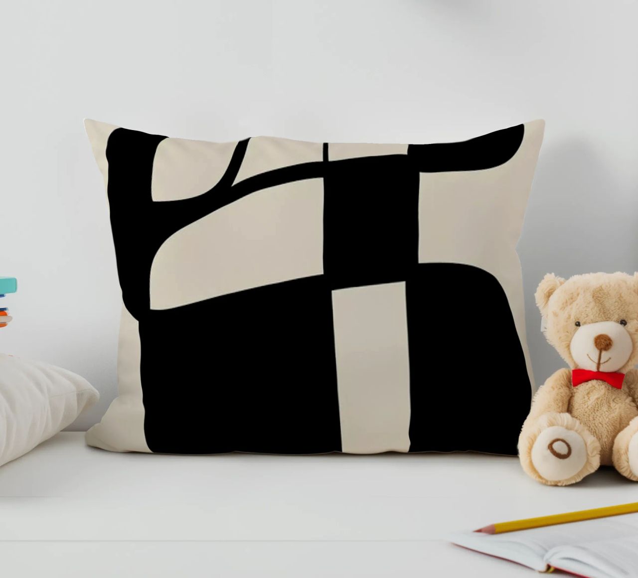 In Check cuscino da Graphite