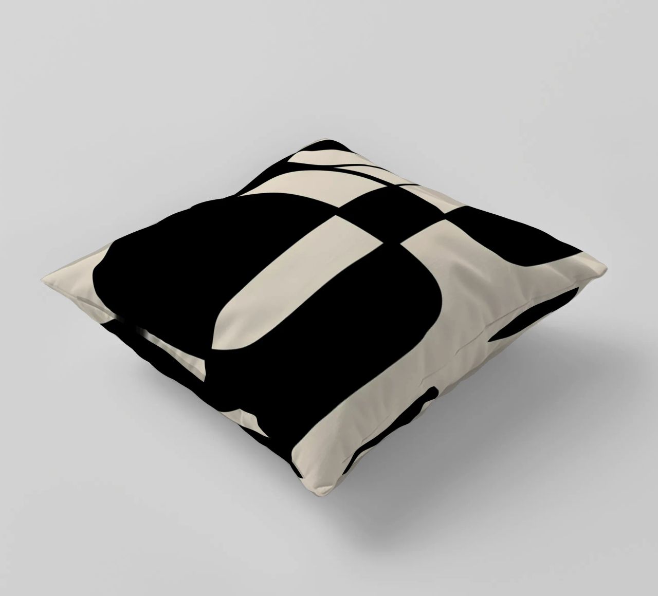 In Check cuscino da Graphite
