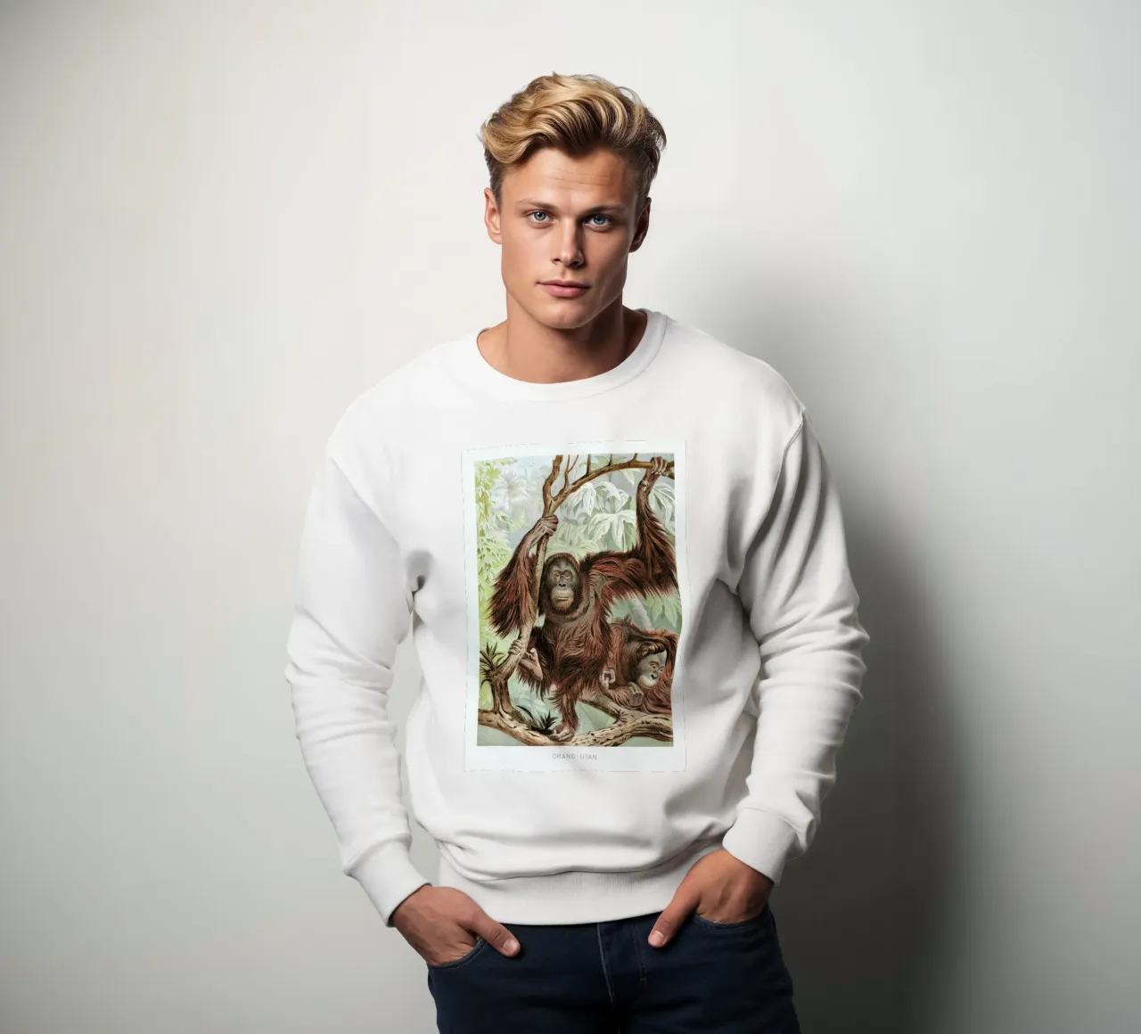 Orangutan pair felpa da Flora & Fauna