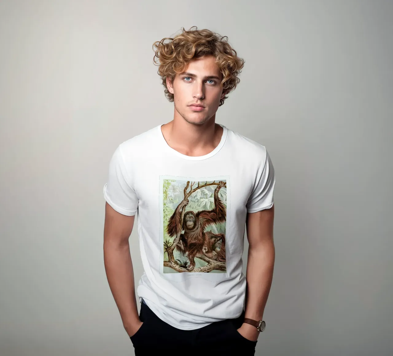 Orangutan pair t-shirt da Flora & Fauna