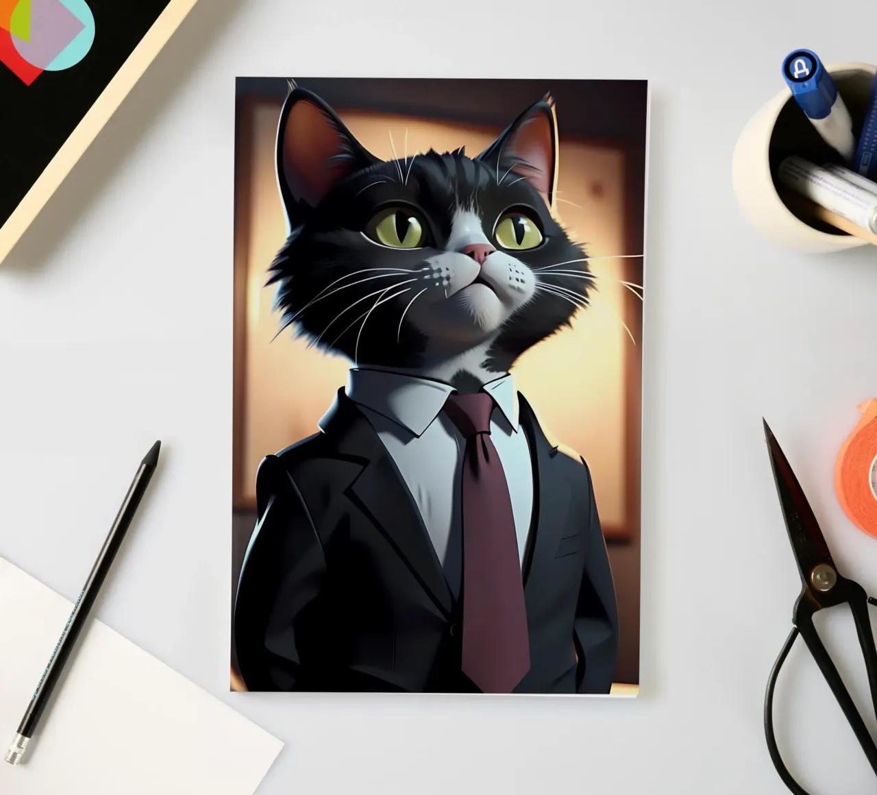 Cat_Style_C_1 notebook by Tierisch bunt by LK