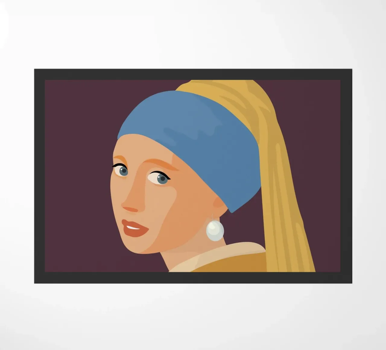 Minimal Girl with Pearl Earring zerbino da pierosvisuals