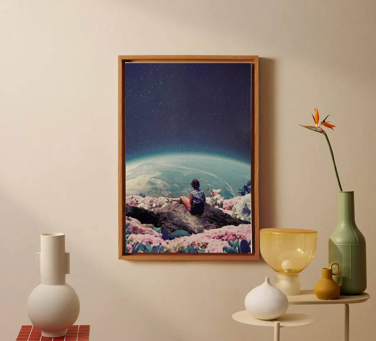 My World Blossomed When I Loved You canvas by Frank Moth