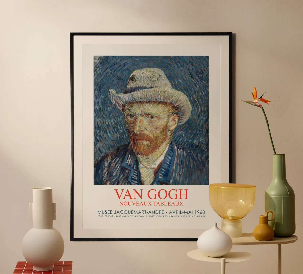 Exposition d'art ancien sur Vincent van Gogh poster de Vintagrafica