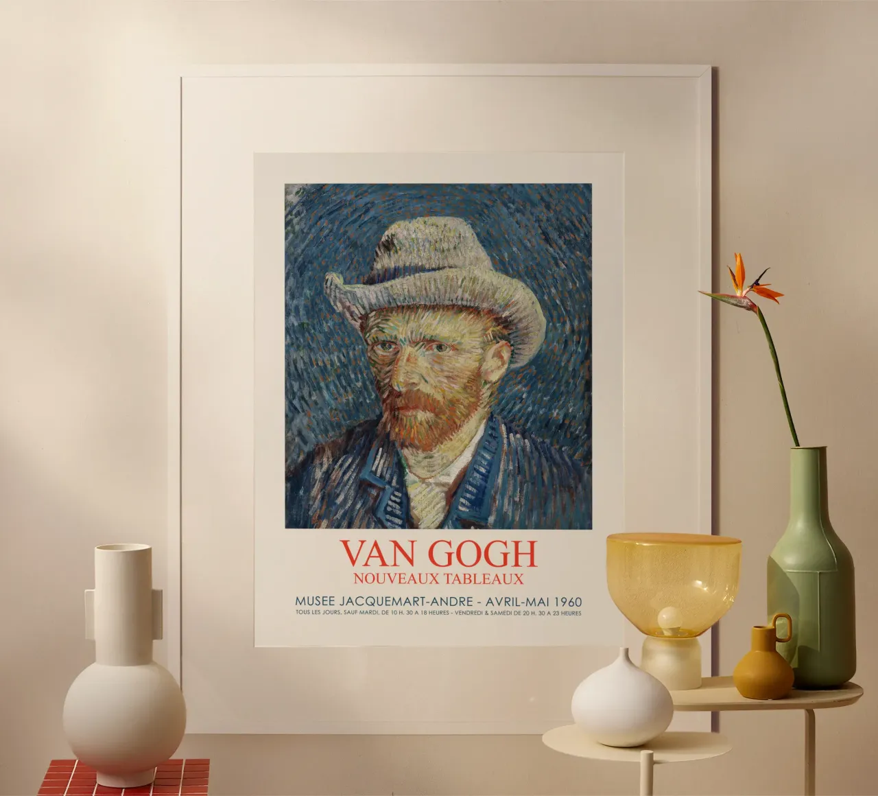Exposition d'art ancien sur Vincent van Gogh poster de Vintagrafica