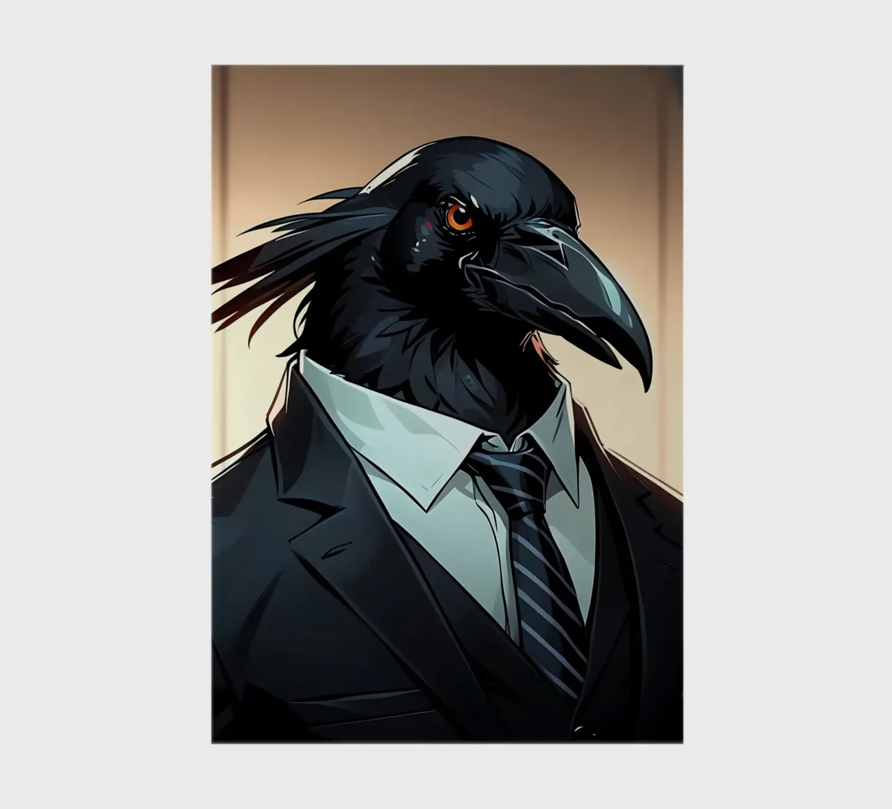 Crow_Style_C_1 notebook by Tierisch bunt by LK