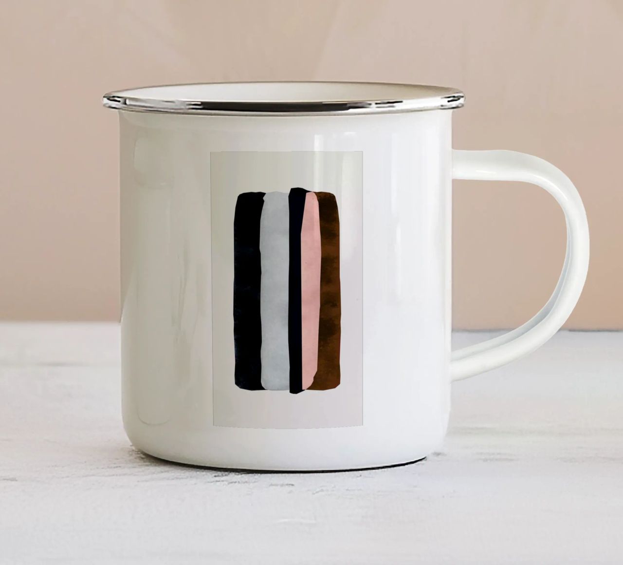 Depth emaille mok van Pure