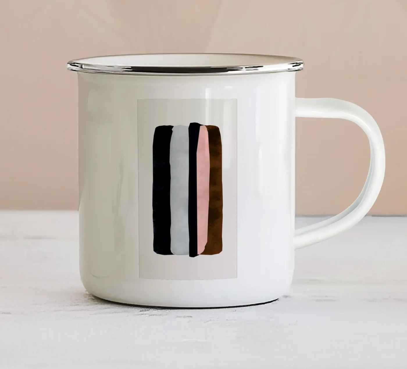 Depth enamel mug by Pure