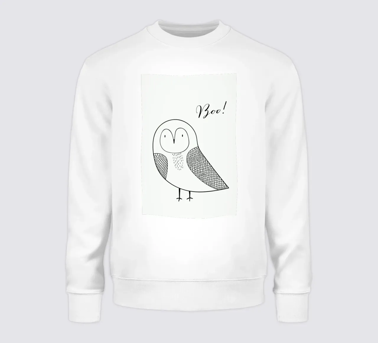 Boo Owl felpa da Kubistika