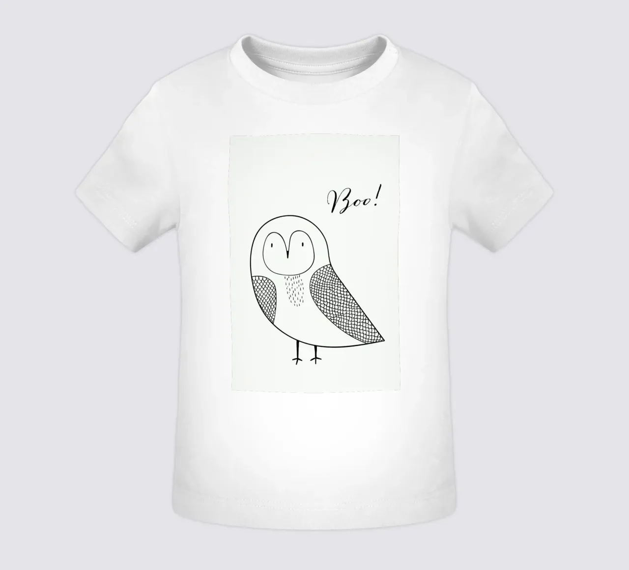 Boo Owl maglietta neonato da Kubistika