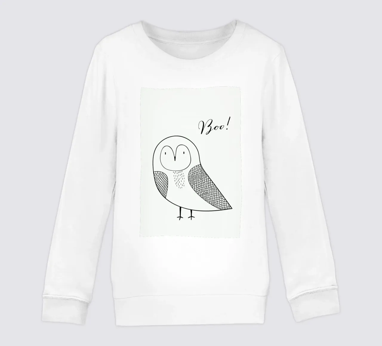 Boo Owl felpa bambino da Kubistika