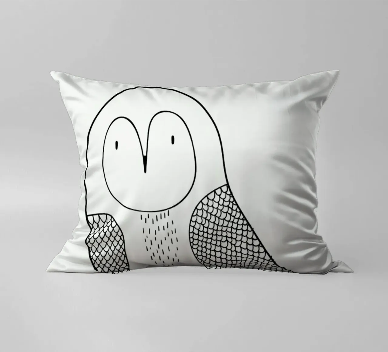 Boo Owl cuscino da Kubistika