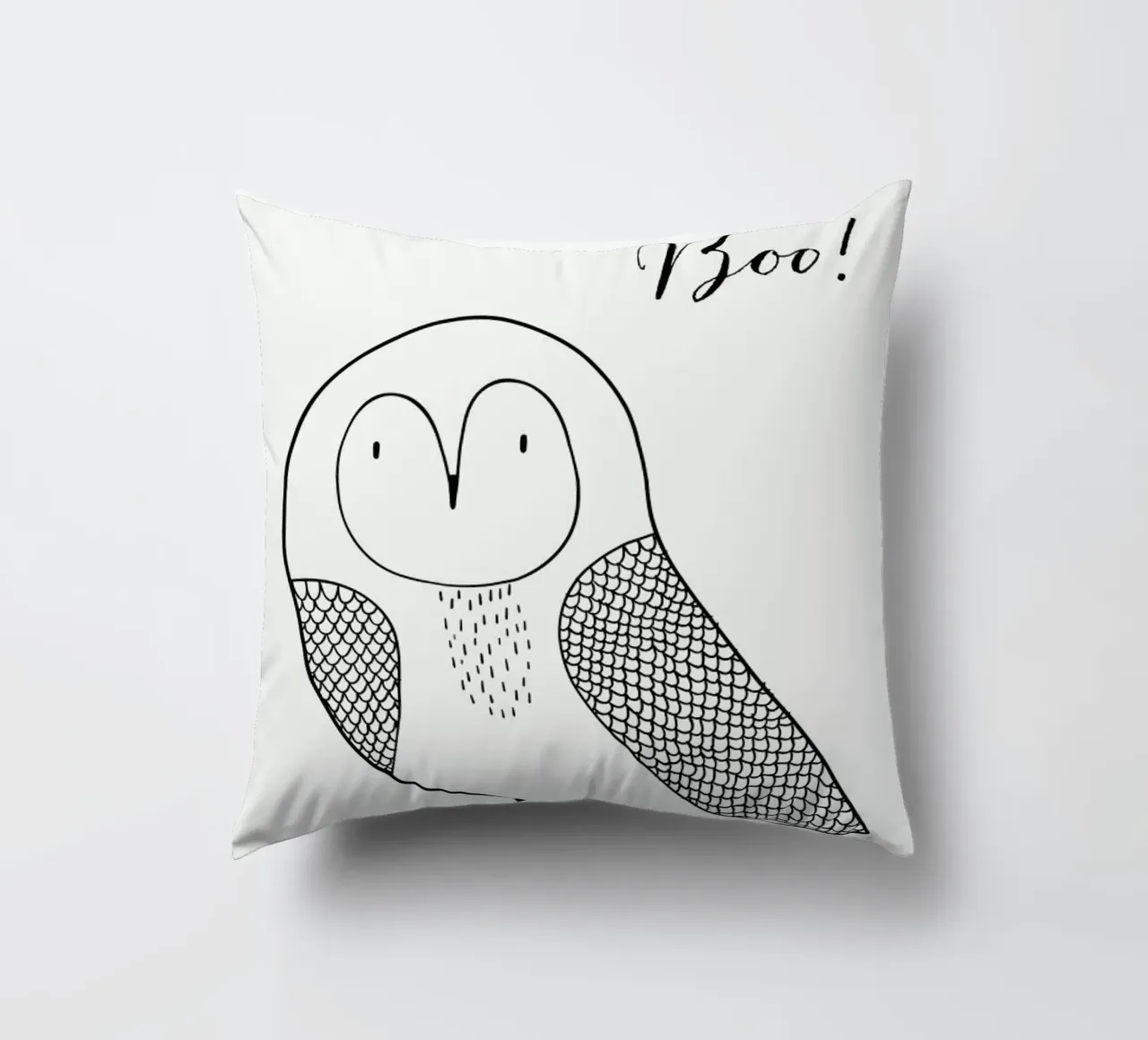 Boo Owl cuscino da Kubistika