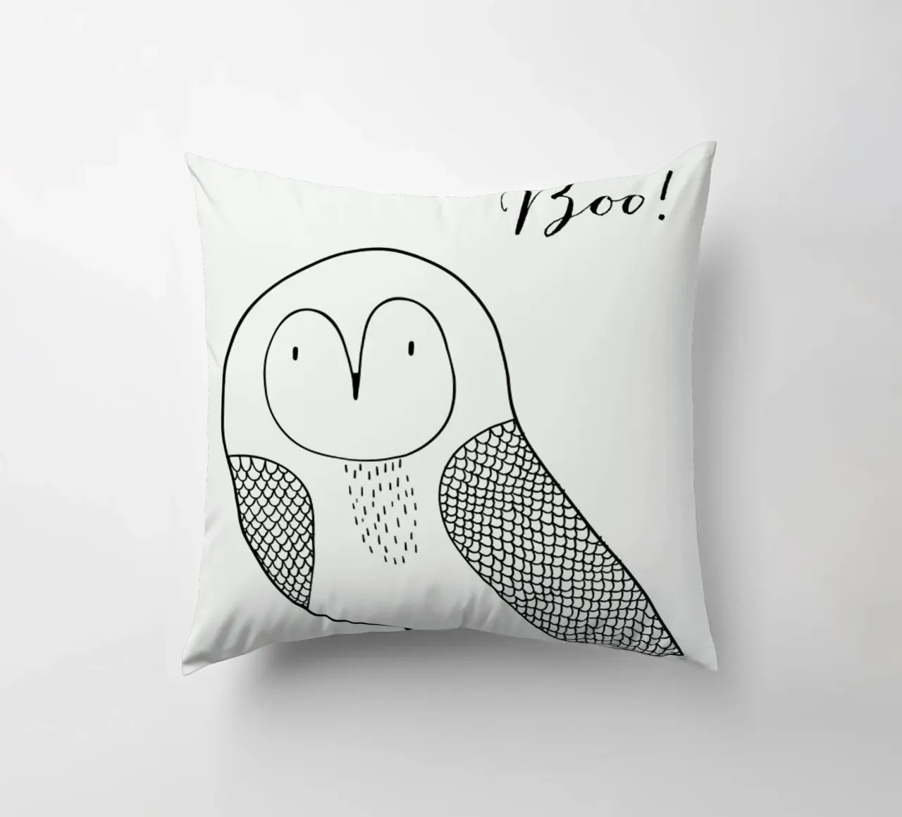 Boo Owl cuscino da Kubistika