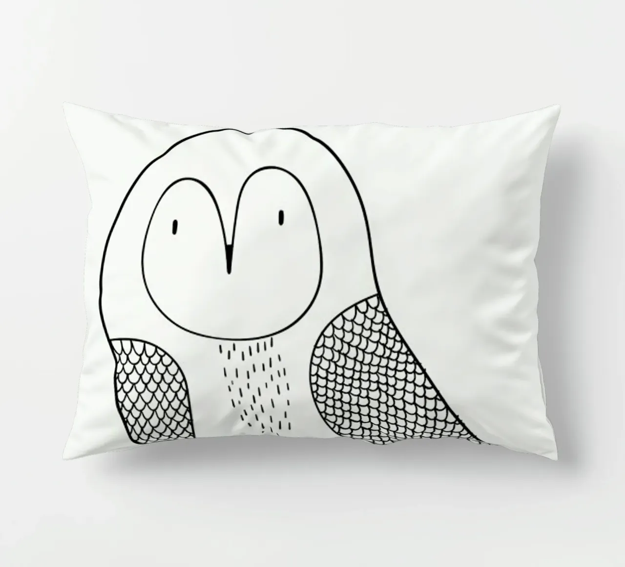 Boo Owl cuscino da Kubistika