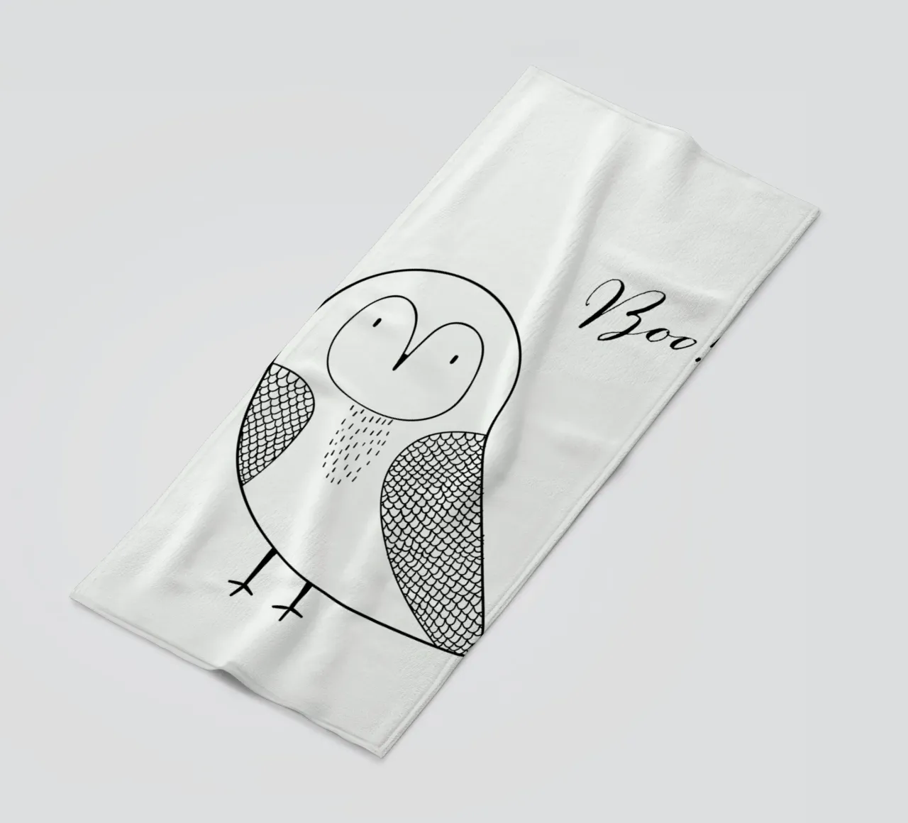 Boo Owl telo mare da Kubistika