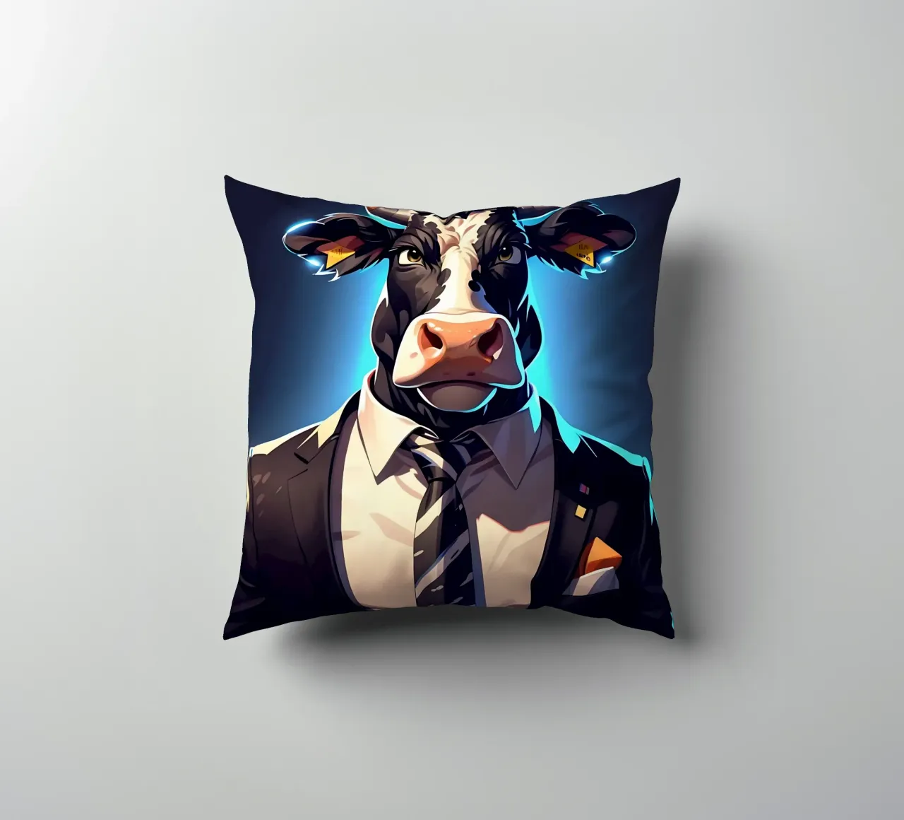Stile_mucca_C_1 cuscino da Tierisch bunt by LK