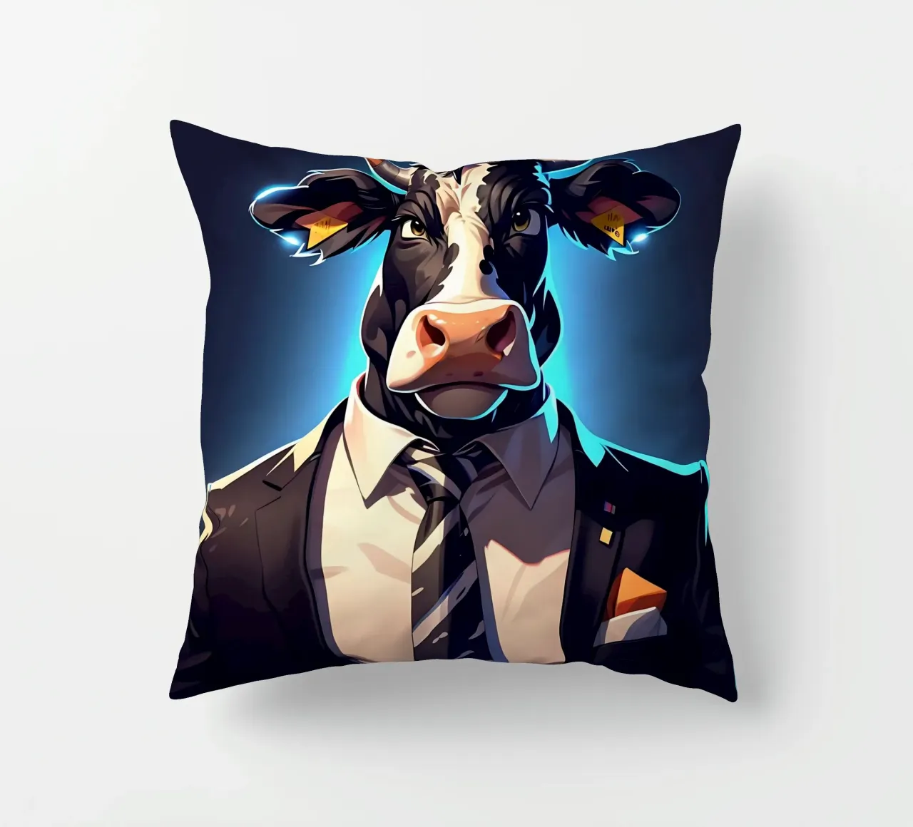 Stile_mucca_C_1 cuscino da Tierisch bunt by LK
