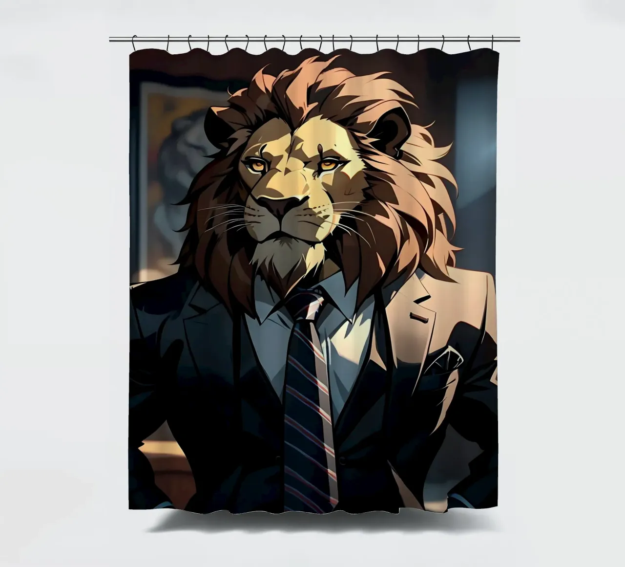 Leone_Stile_C_1 tenda da doccia da Tierisch bunt by LK