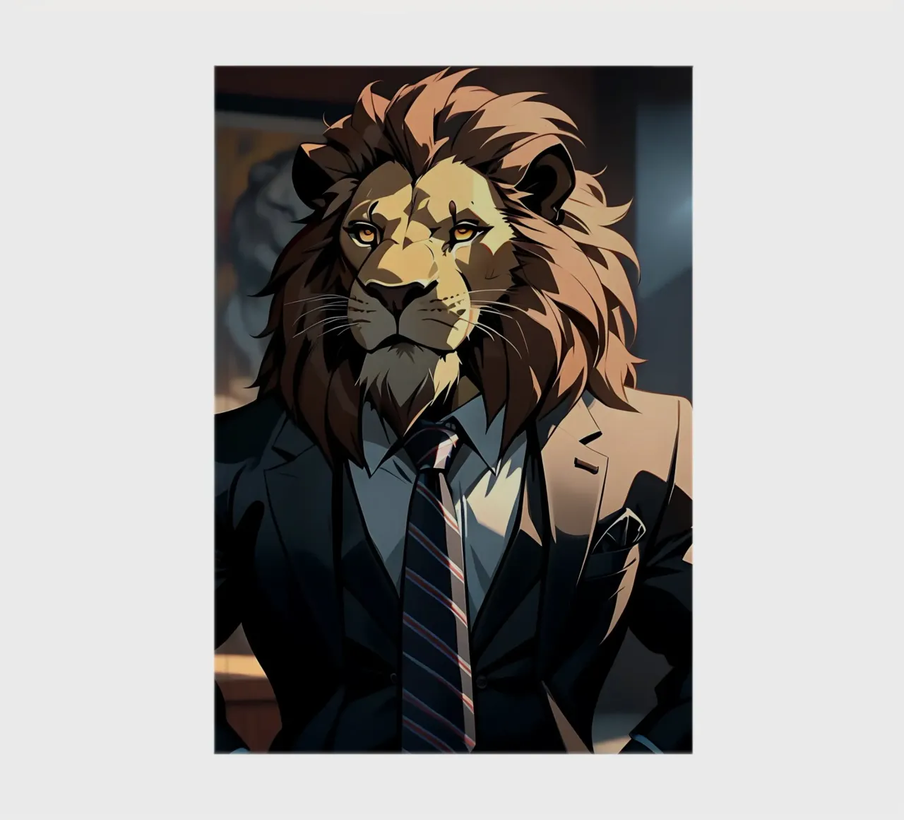 Lion_Style_C_1 notebook by Tierisch bunt by LK