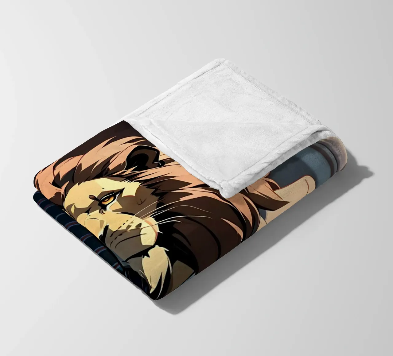 Leone_Stile_C_1 coperta in pile da Tierisch bunt by LK