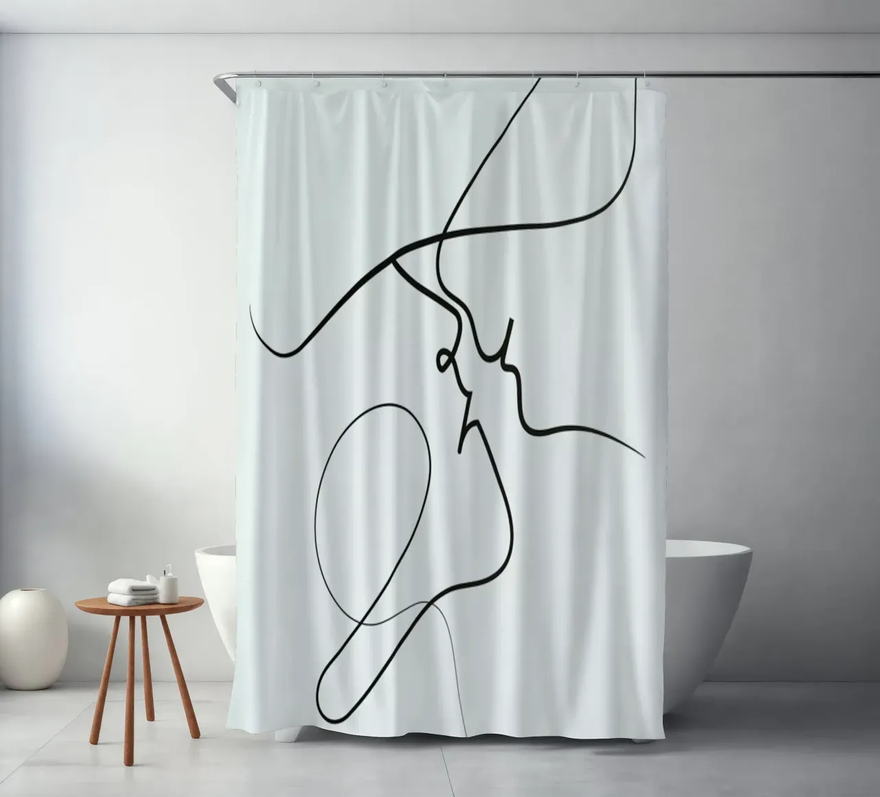 Playful shower curtain by Graphite