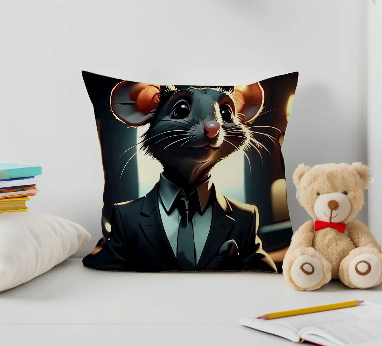 Stile_mouse_C_1 cuscino da Tierisch bunt by LK