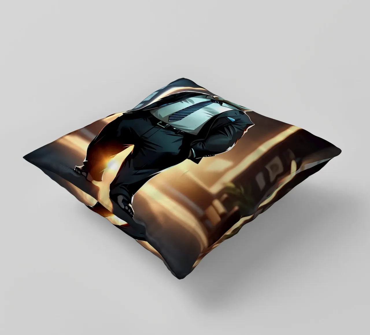 Panda_Style_C_1 cuscino da Tierisch bunt by LK