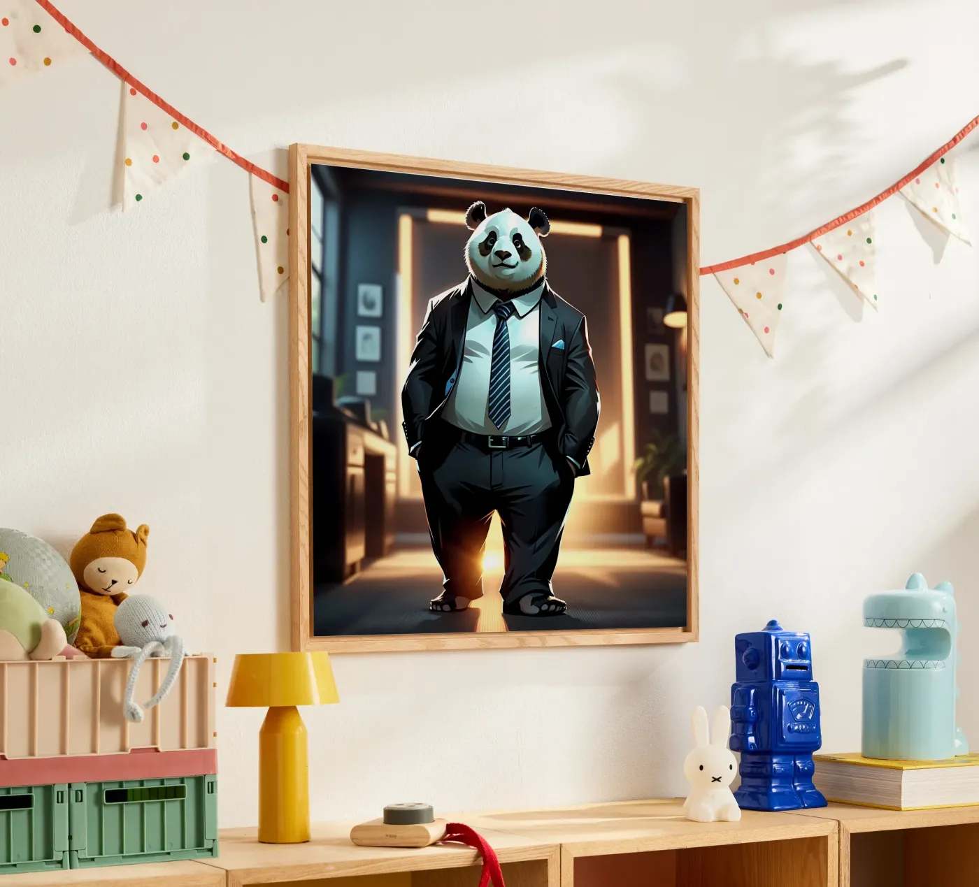 Panda_Style_C_1 plexiglass da Tierisch bunt by LK