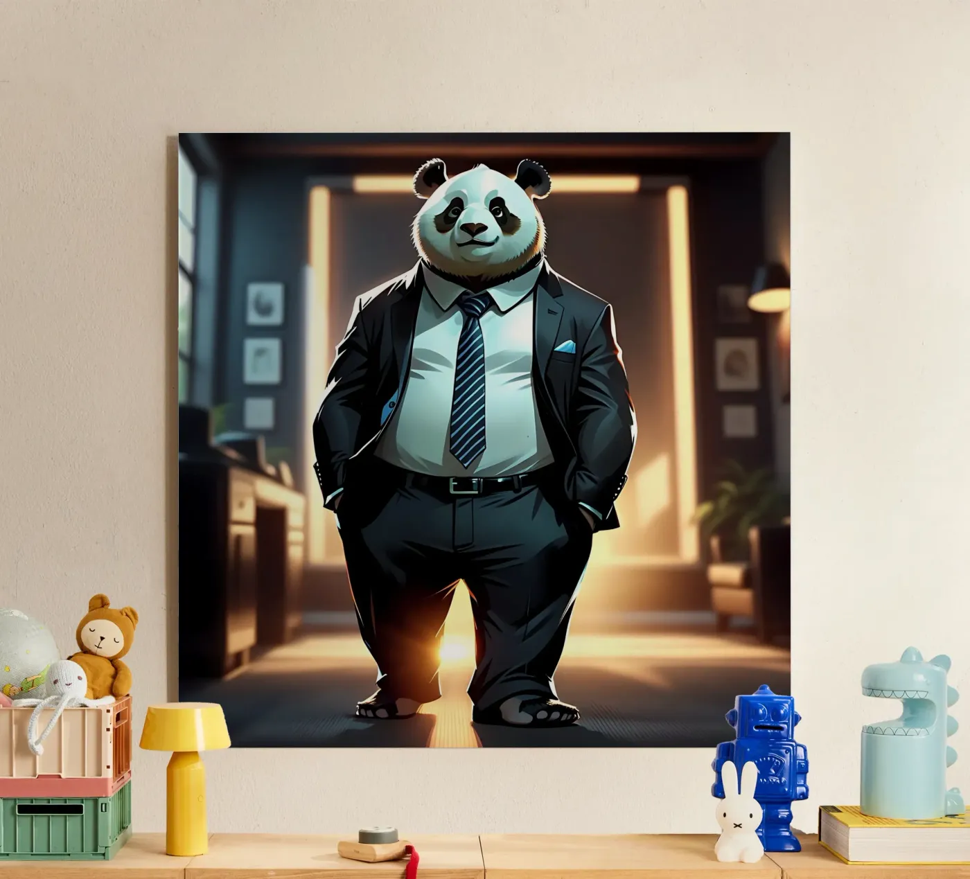 Panda_Style_C_1 plexiglass da Tierisch bunt by LK