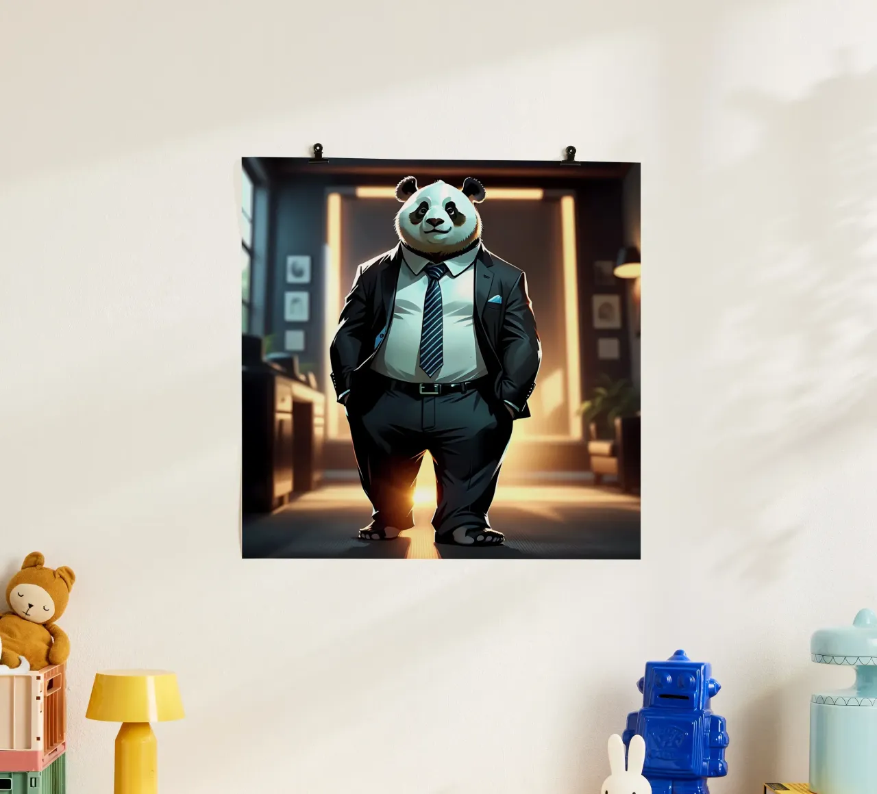 Panda_Style_C_1 poster da Tierisch bunt by LK