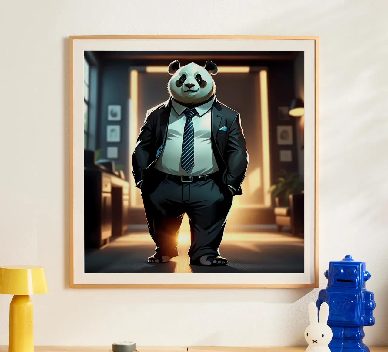 Panda_Style_C_1 poster da Tierisch bunt by LK