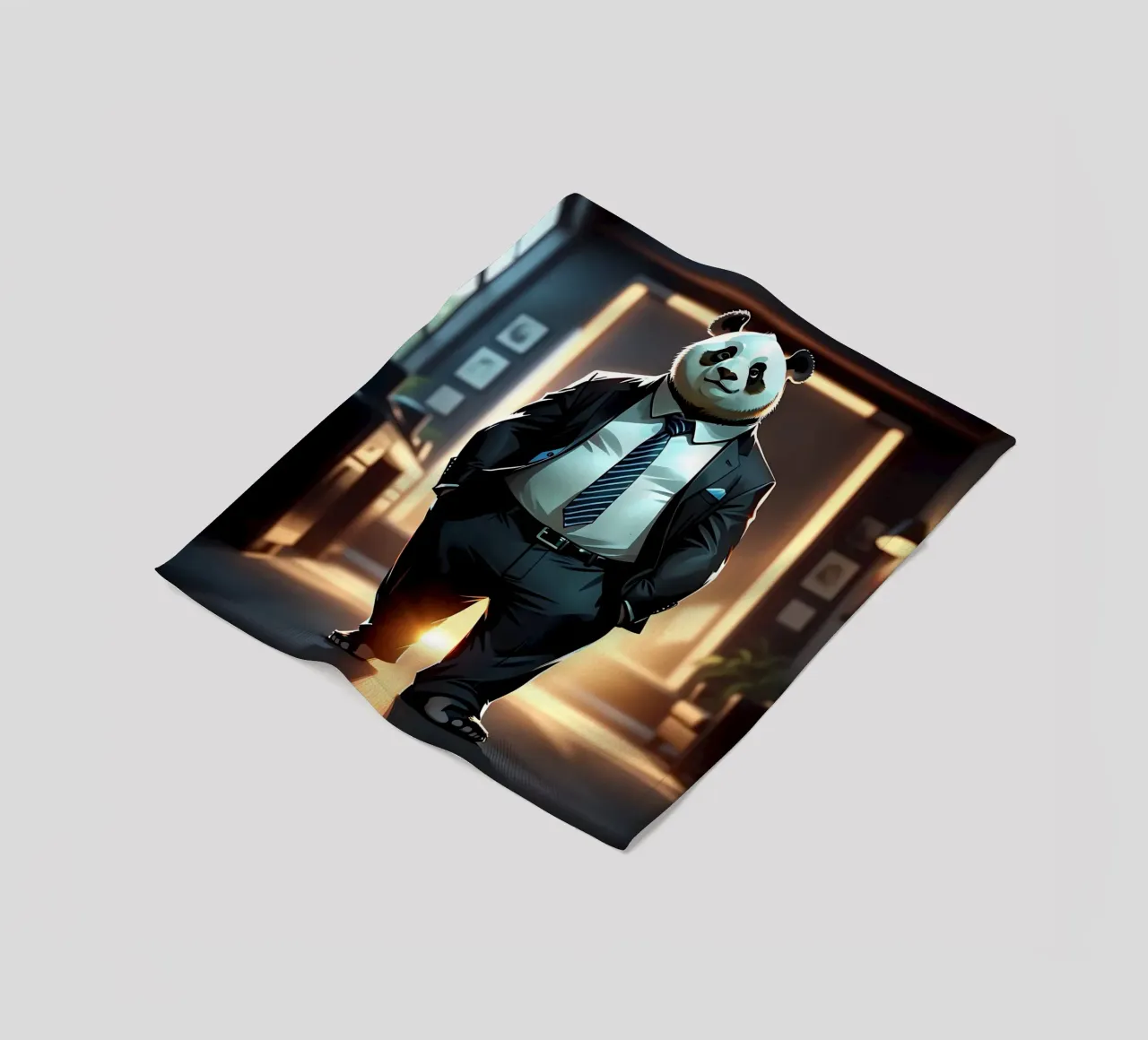 Panda_Style_C_1 coperta in pile da Tierisch bunt by LK