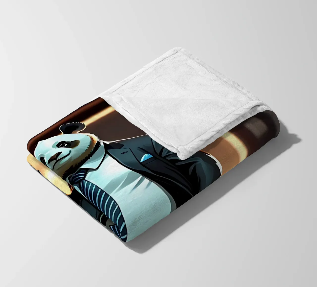 Panda_Style_C_1 coperta in pile da Tierisch bunt by LK