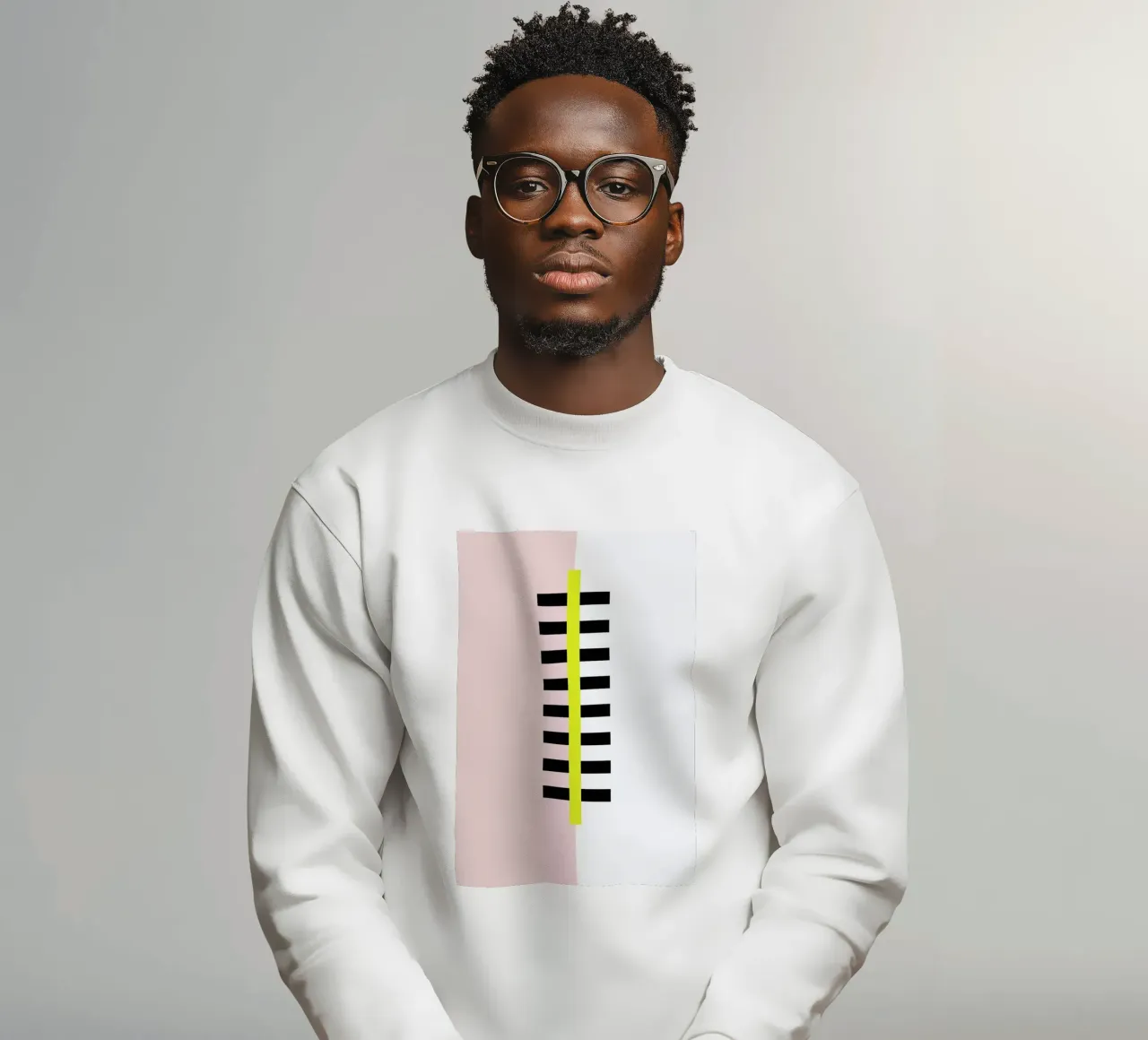 Yellow Skyscraper Sweatshirt von Linda Gobeta