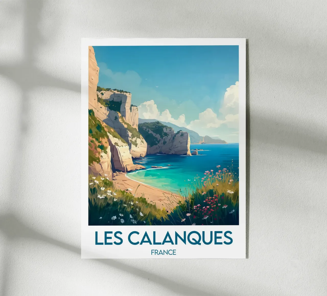 Poster di Les Calanques plexiglass da Frame the World