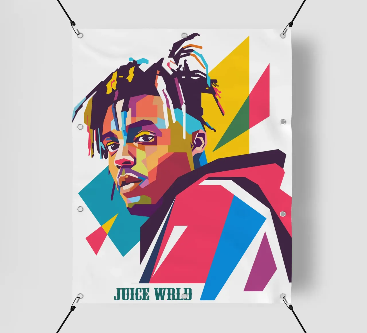 Stile artistico del rapper Juice WRLD WPAP telo in pvc da Hantamrata