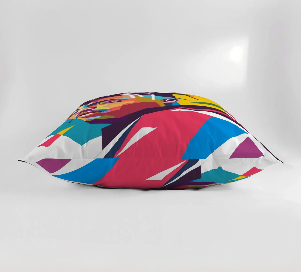 Juice WRLD rapper WPAP art style decorative cushion by Hantamrata
