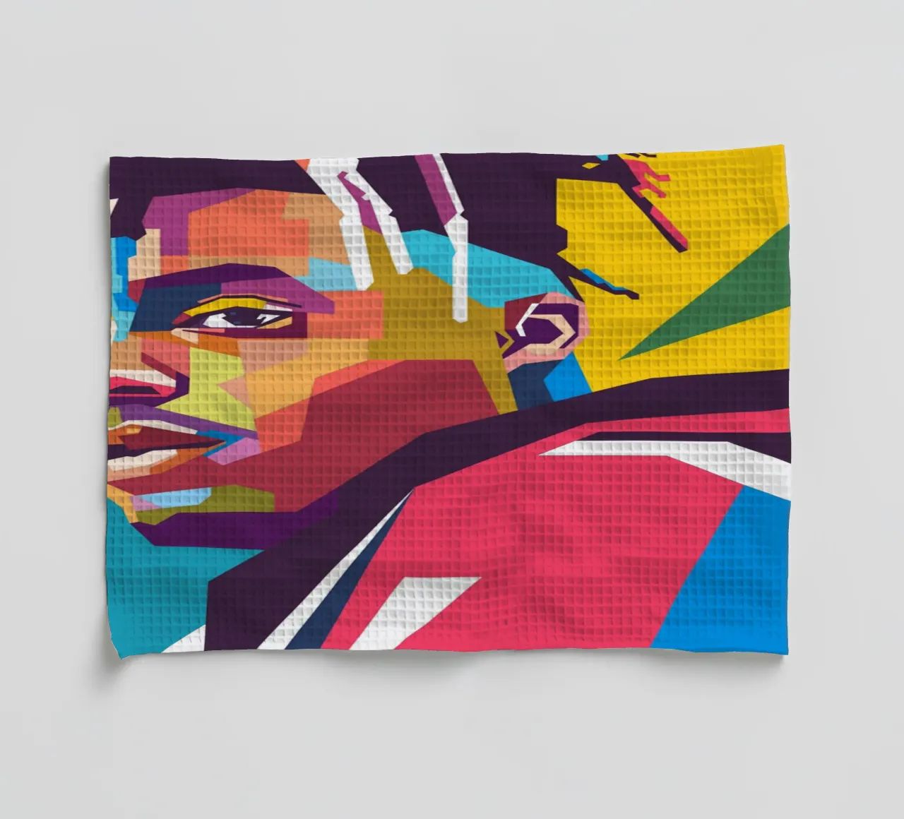Juice WRLD rapper WPAP kunststijl theedoek van Hantamrata