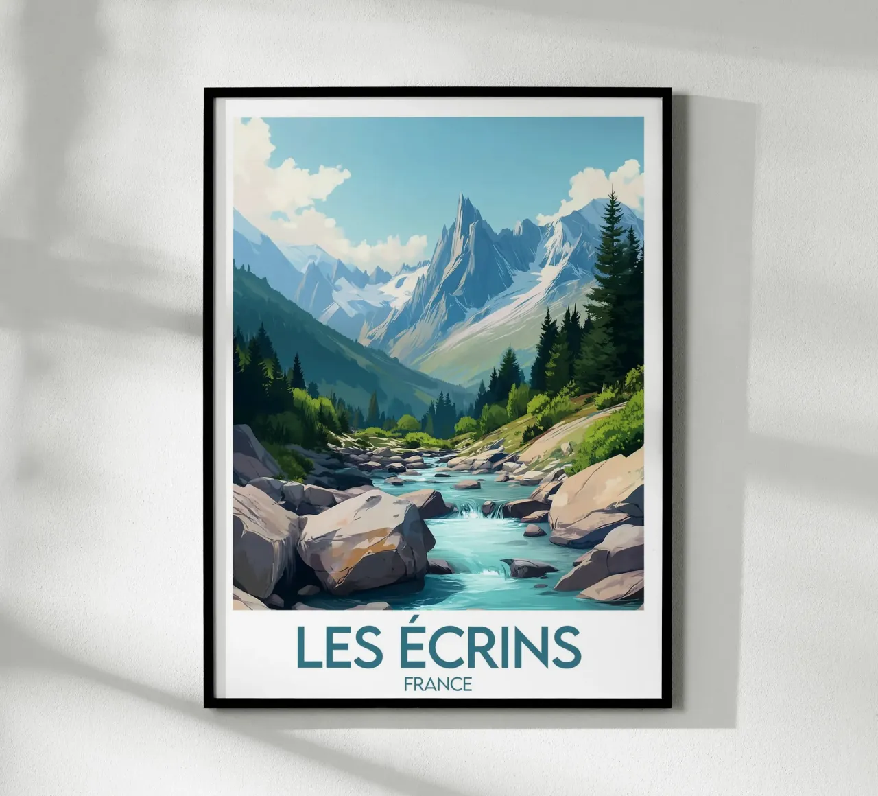 Poster di Les Écrins carta hahnemühle da Frame the World